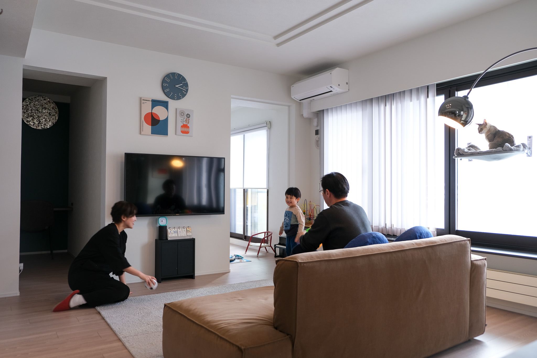 札幌市中央区-人と猫、それぞれの居場所がつながる家